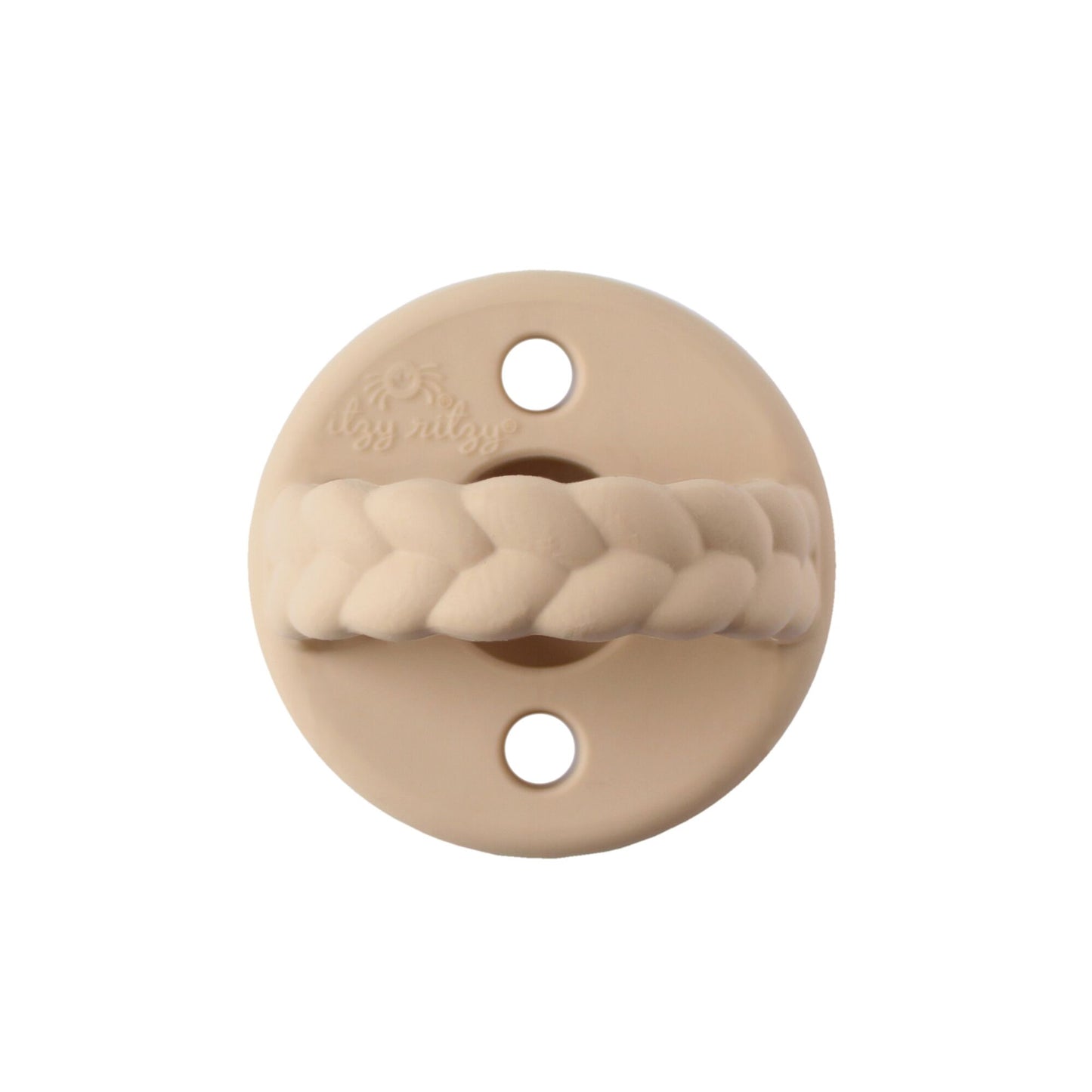 Itzy Ritzy Sweetie Soother™ - Pacifier 2-Pack Buttercream & Toast Braids